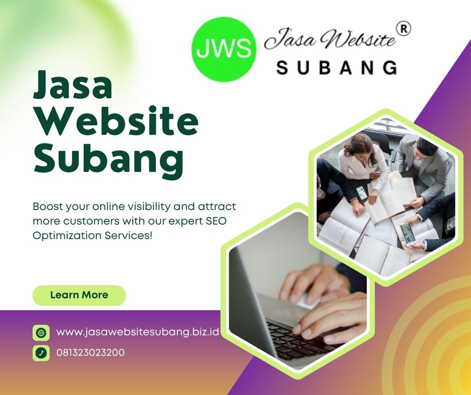 Jasa Web di Subang Terbaik